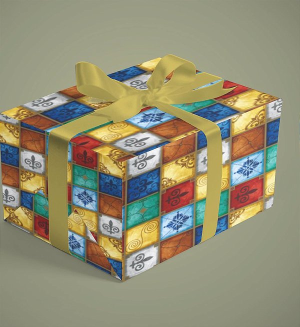 BOBINA PRESENTE 40CM CASUAL QD COLORIDO 275