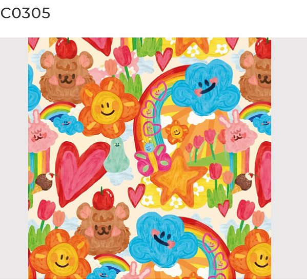 BOB 40 INFANTIL SOL, CORAÇÃO, SORVETE REF 305