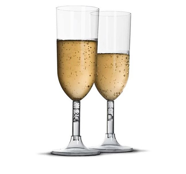 TACA ACRILICO CHAMPAGNE CRISTAL C/4 220ML