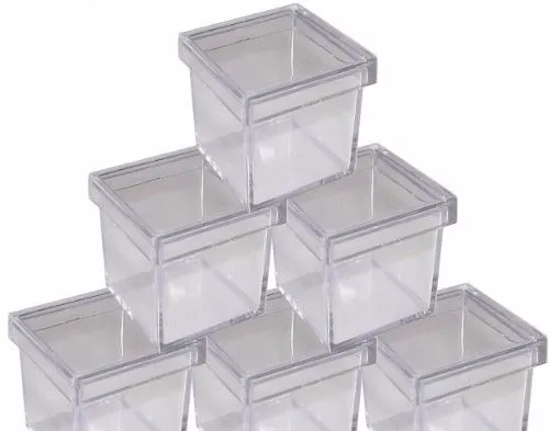 CAIXA ACRILICA 6X6 PACOTE COM 10 UNIDADES