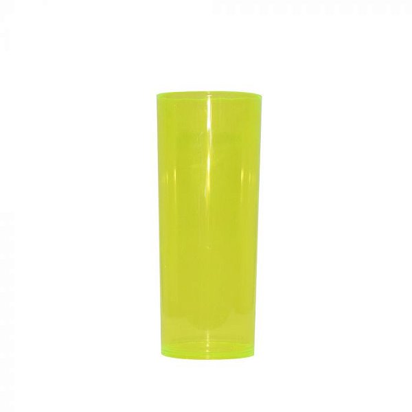 COPO LONG DRINK 350ML AMARELO TRANSLUCIDO UND