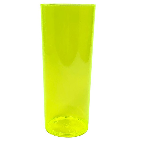COPO LONG DRINK 350ML VERDE FLUOR UND