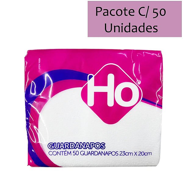 GUARDANAPO HO 23X20 C/50 UNIDADES