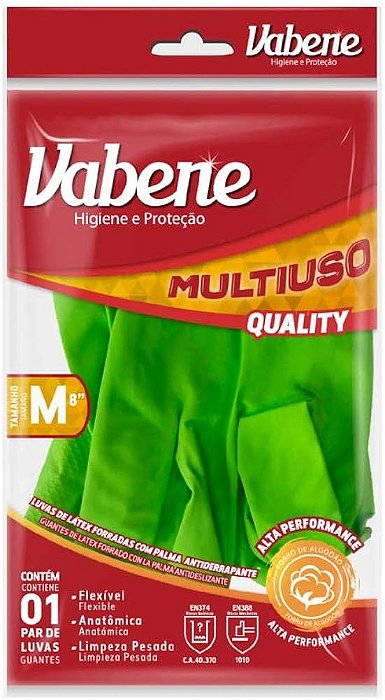 LUVA MULTIUSO VERDE M