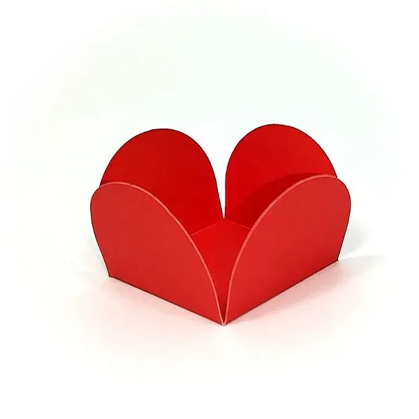 FORMA 4 PETALAS VERMELHO C/50 UND