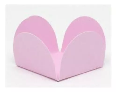 FORMA 4 PETALAS ROSA BEBE C/50 UND