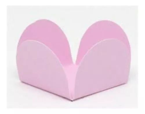 FORMA 4 PETALAS ROSA BEBE C/50 UND