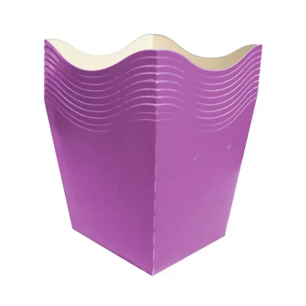 CACHEPO PEQ. ROXO LISO C/10 UND