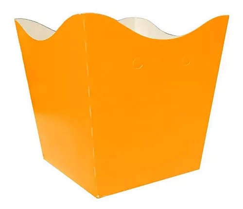 CACHEPO PEQUENO LARANJA LISO C/10