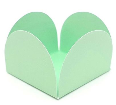 FORMA 4PETALAS VERDE FOLHA C/50