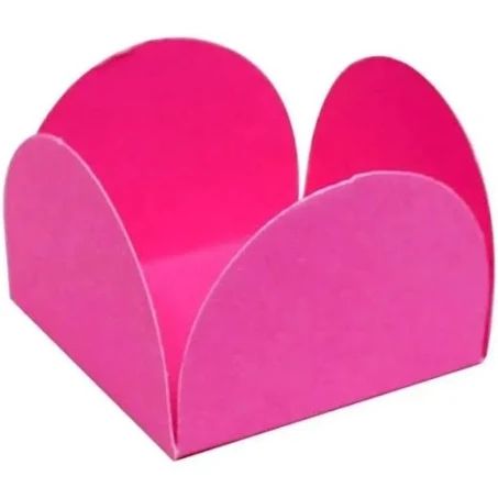 FORMA 4 PETALAS ROSA NEON C/50 UND