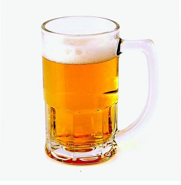 CANECA VIDRO CHOPP 340ML LINHA JADE