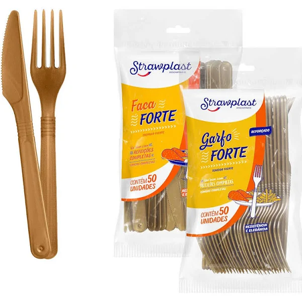 GARFO FORTE DOURADO C/50 UND