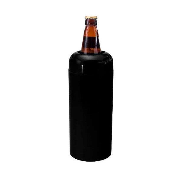 PORTA GARRAFA PRETO 600ML PLASTICO