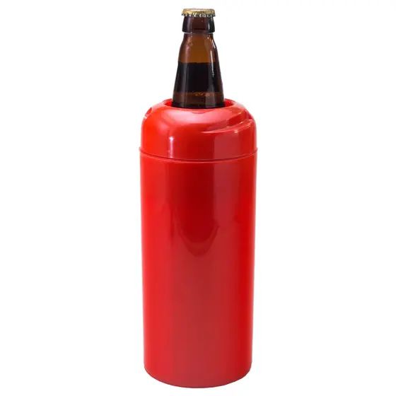 PORTA GARRAFA VERMELHA 600ML