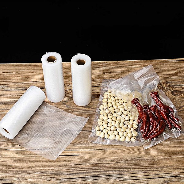 BOBINA SACO PLASTICO VACUO GROFADA 25CMX5MT