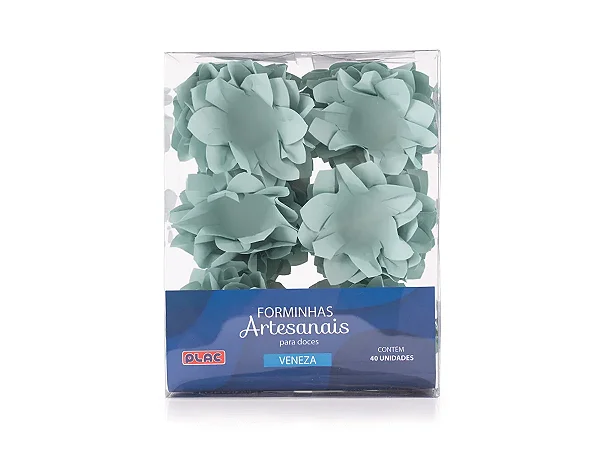 FORMA P/ DOCES VENEZA AZUL BEBE 40 UN