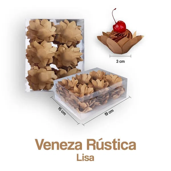 FORMA PARA DOCES VENEZA RUSTICA C/40 UND