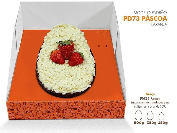 CAIXA OVO PASCOA FDO LARANJA TPA GRUDADA
