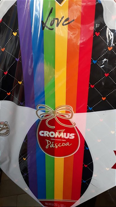 ENVELOPE OVO PRIDE 39x39 PT C/25 UN PARA OVOS 350G A 500G