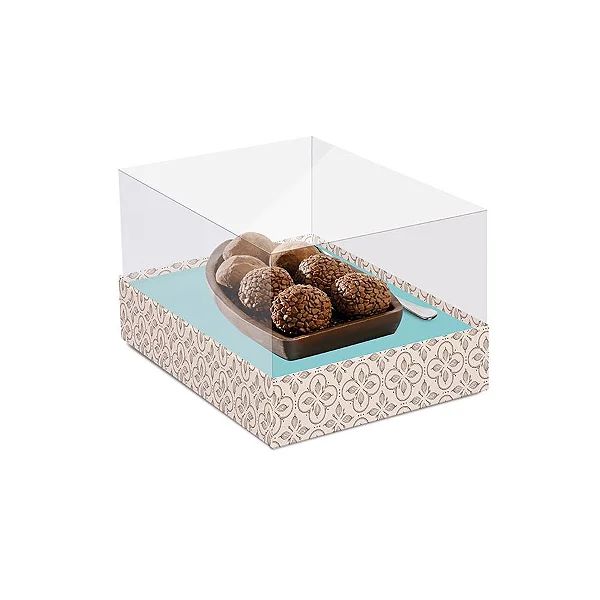 CAIXA BARCA MEIO OVO 13,5X13X7 UND