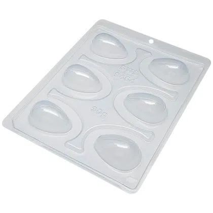 FORMA OVO TRADICIONAL LISO 30GR - 6 CAVIDADES