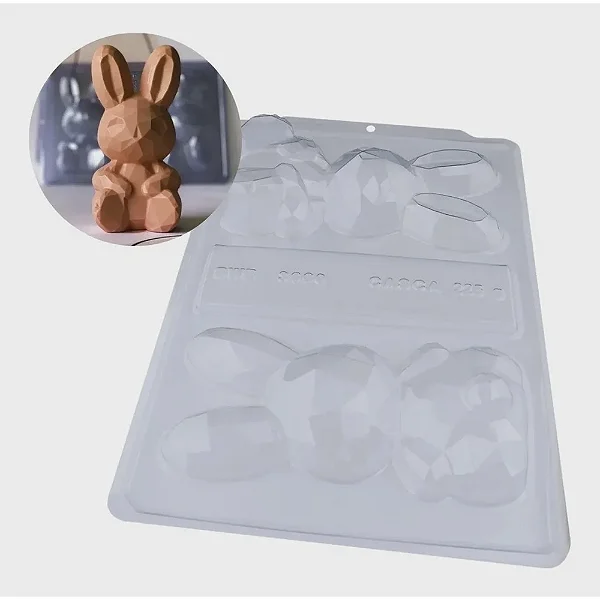 FORMA ESPECIAL COELHO LAPIDADO SENTADO