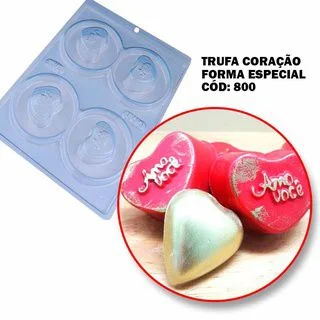 FORMA ESPECIAL TRUFA CORACAO AMO VOCE