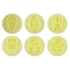 KIT CARIMBOS PASCOA BRILHANTE AMARELO 2CM