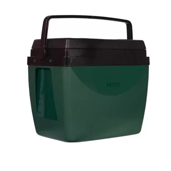 CAIXA TERMICA 34 LITROS VERDE COM TAMPA PRETA - MOR