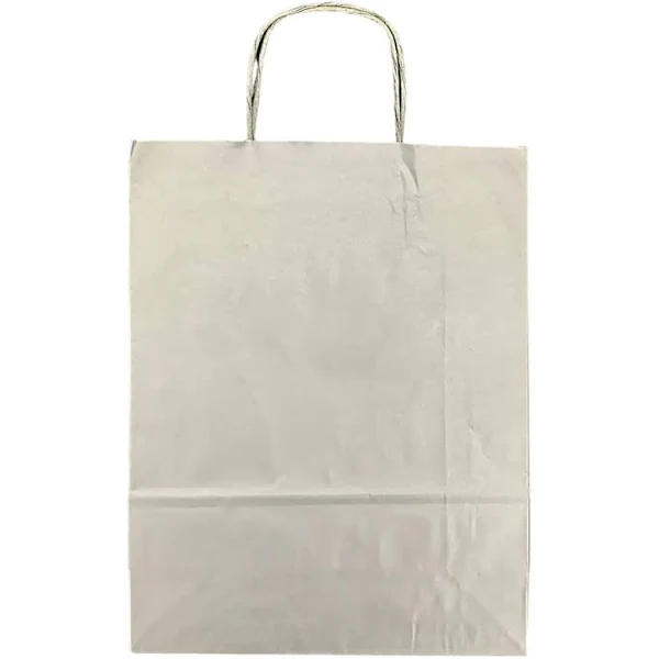 SACOLA PAPEL PRATA M 25X31 C/10