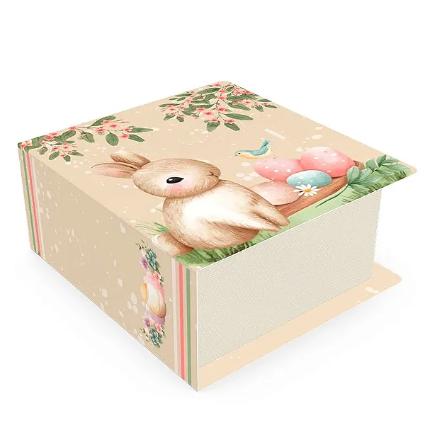 CAIXA LIVRO 1OVO PASCOA ENCANTADA C/05 5X12X15