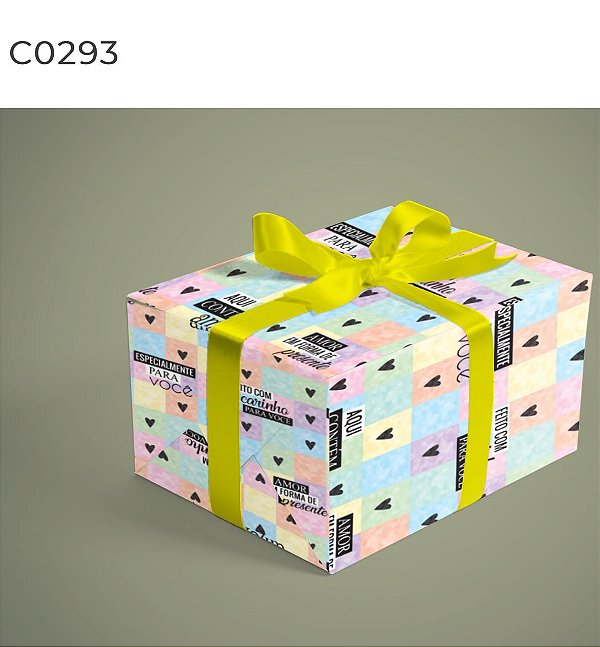 BOB 60 ROMANTICA QUADRADOS COLORIDA CORACAO FRASES REF 293