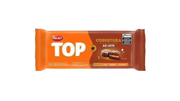 CHOC BARRA AO LEITE TOP COBERTURA 1,010 KG