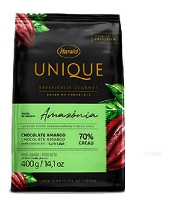 CHOCOLATE GOTAS AMAZONIA 70% 400GR