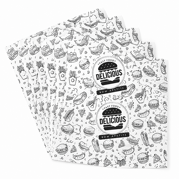 PAPEL ACOPLADO MONO BURGUER RIO BRANCO 18GR 30X38 C/400
