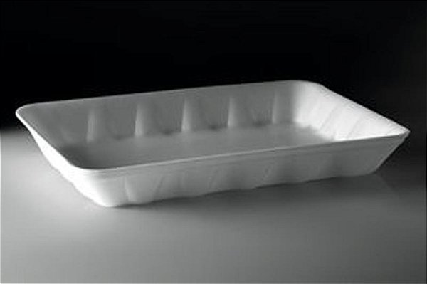 BANDEJA ISOPOR CF/BDJ-067 BRANCA C/5 - 36x26x4,5