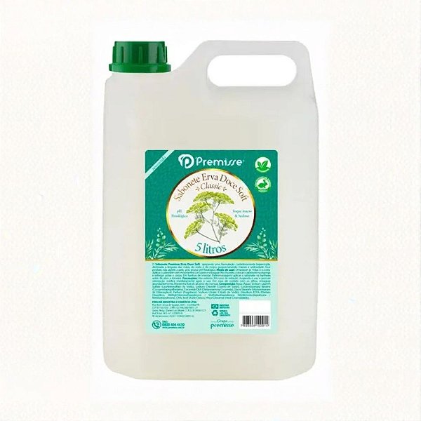 SABONETE LIQUIDO PREMISSE ERVA DOCE GALAO 5 LITROS