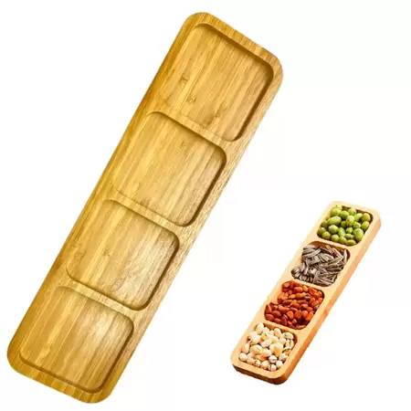 PETISQUEIRA RETANGULAR BAMBU 4 DIVISORIAS