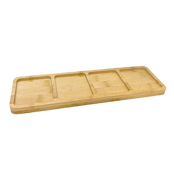 PETISQUEIRA RETANGULAR BAMBU 4 DIVISORIAS