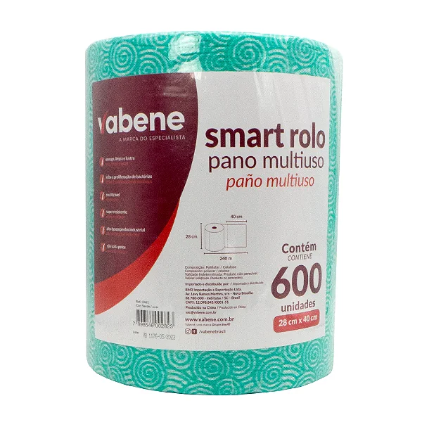 PANO MULTIUSO 28CMX40 VERDE C/600 UND