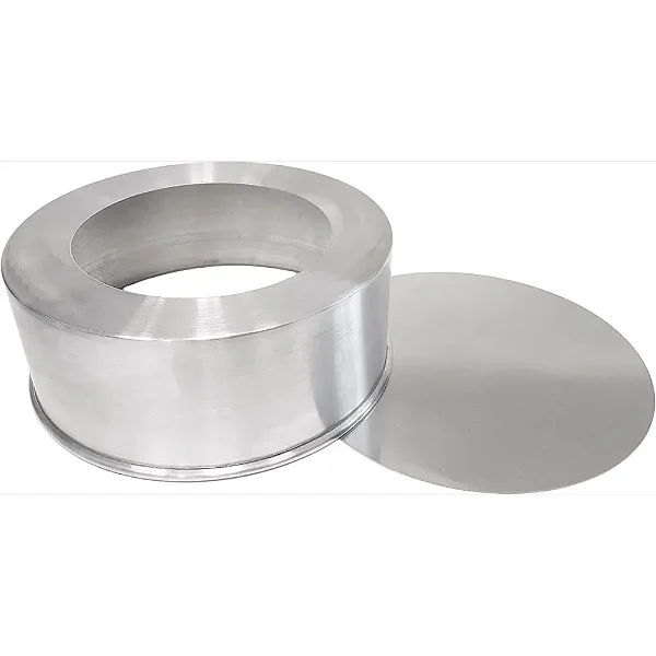 FORMA REDONDA FUNDO FALSO 18,2X7CM ALUMINIO