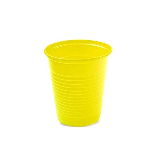 COPO 200ML BIODEGRADAVEL AMARELO C/50