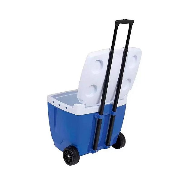 CAIXA TERMICA 42LTS AZUL COM RODAS - MOR