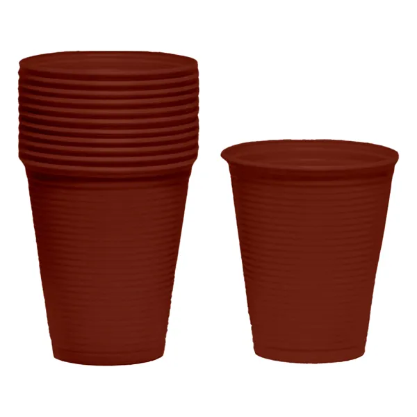 COPO 200ML BIODEGRADAVEL MARROM C/50