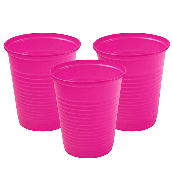COPO 200ML BIODEGRADAVEL PINK C/50