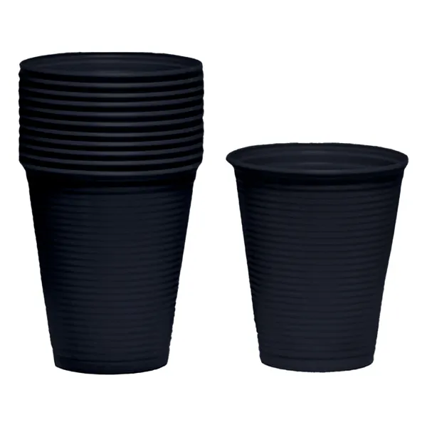 COPO 200ML BIODEGRADAVEL PRETO C/50