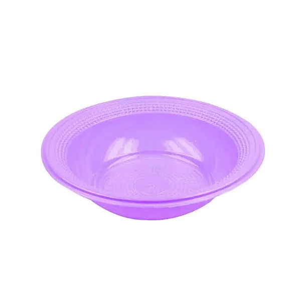 PRATO 15CM BIODEGRADAVEL REDONDO FUNDO LILAS C/10