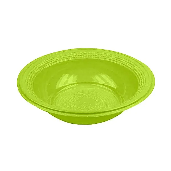 PRATO 15CM BIODEGRADAVEL REDONDO FUNDO VERDE C/10