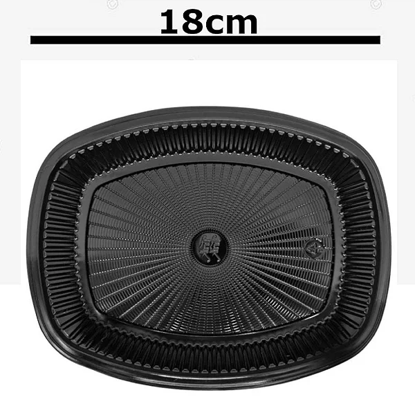 TRAVESSA RETANG PEQUENA PRETA C/10